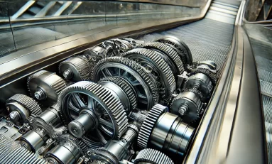 چرخ‌دنده‌های پله برقی (Gears)