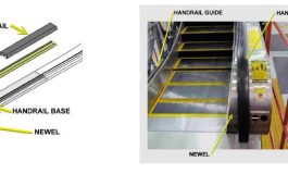 ریل‌های پله (Step Rails) پله برقی